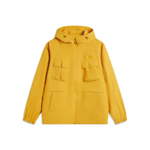 LiNing Sports Lifestyle Collection Sports Trendy Collection Trench Coat Men's Mineral Yellow