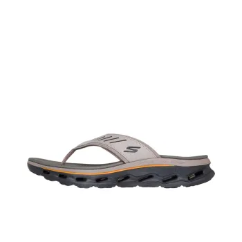 Skechers GO WALK Flip Flops Men's Dark Taupe Umber
