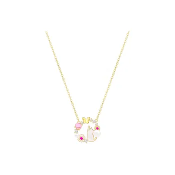 VOCK S 999 Fine Silver Necklaces Women's