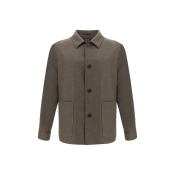 Ermenegildo Zegna Patch Pocket Shirt Jacket