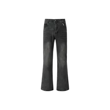 FAKE VINTAGE Jeans Unisex Black Gray Color
