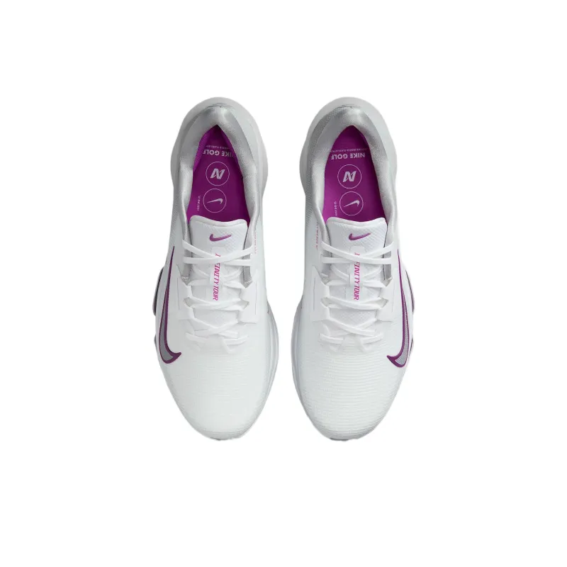 Nike Air Zoom Infinity Tour 2 Mid Top Golf Shoes Unisex White Gray-2