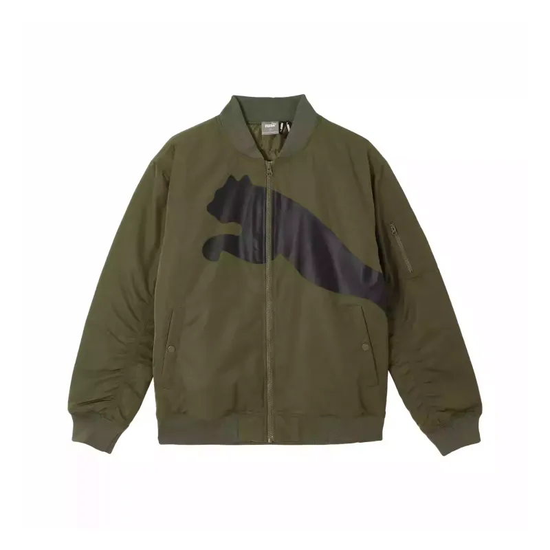 PUMA Jackets Men Olive Green-0