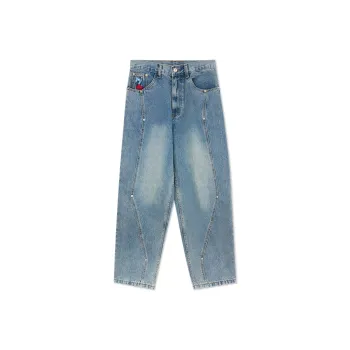 MIND ERROR Jeans Unisex Blue