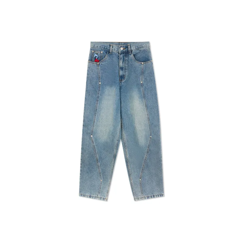 MIND ERROR Jeans Unisex Blue-0