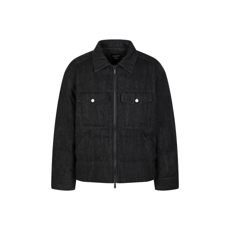 CROQUIS x Neil Barret Down Jacket Men's Denim Black-0