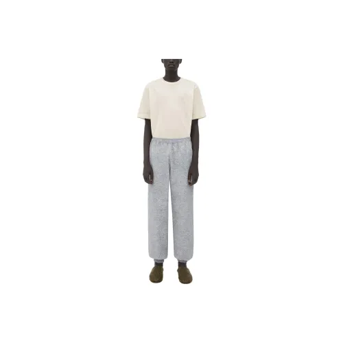 Bottega Veneta SS24 Knitted Sports Pants Men's Mixed Light Gray