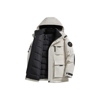 Jeep Keep Warm And Windproof Windbreaker Jacket Puffer Jacket Unisex