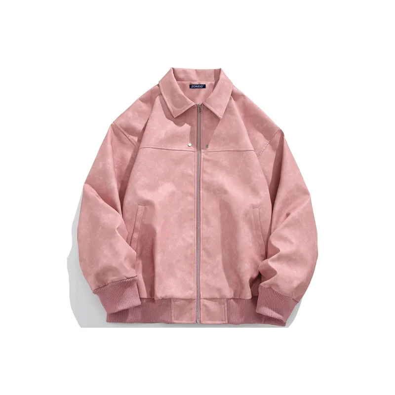 ZONEiD Leather Jackets Unisex-7