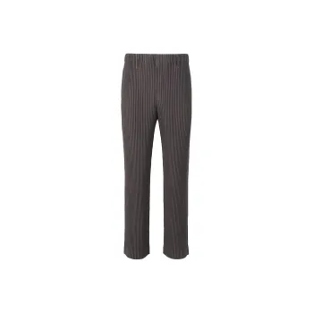Homme Plissé Issey Miyake FW22 Casual Pants Men's Gray Purple