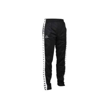Kappa Knitted Sports Pants Men's Black White