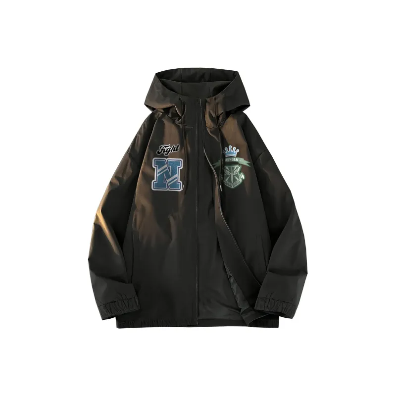 BENGEN Jackets Coats Unisex Black-0