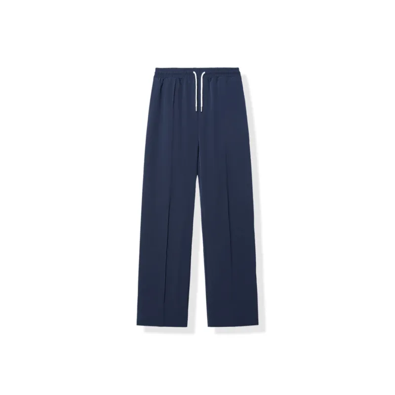 WILD LEADER Casual Pants Unisex Blue-0