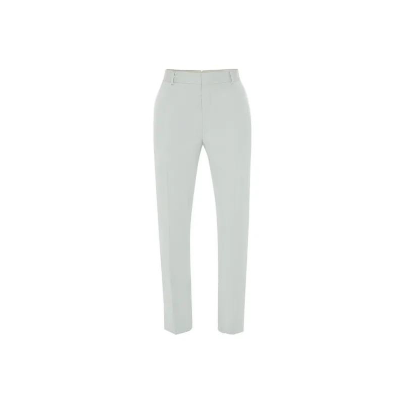 Alexander McQueen Straight Leg Tailored Cigarette Trousers-0