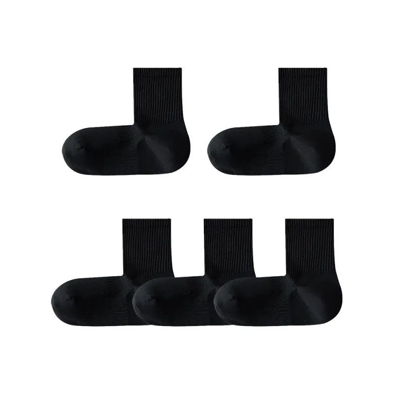 Cotton Gene Mid Calf Socks Men's Combo Set-11
