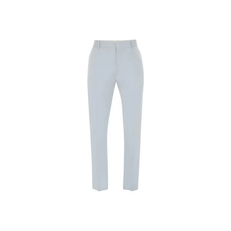 Alexander McQueen Straight Leg Tailored Cigarette Trousers-0