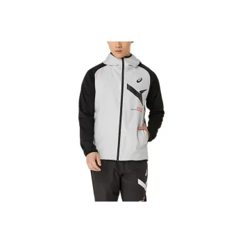 Asics AIM TRG Hybrid Jackets & Coats Men's High Performance Black X Concrete Color