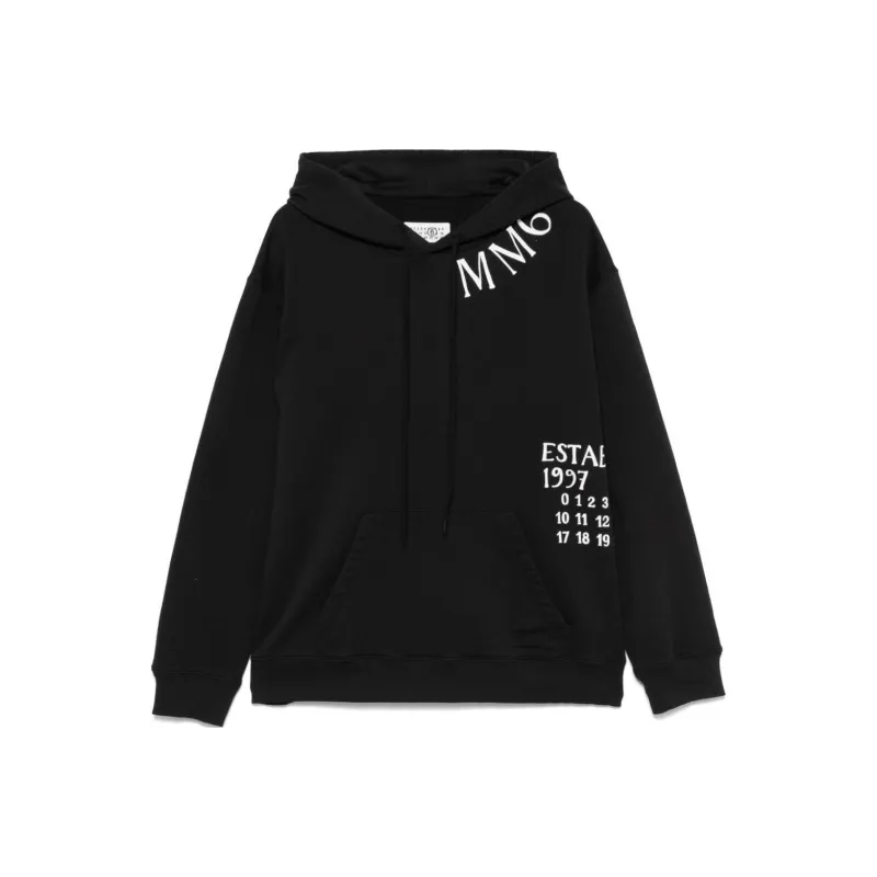 MM6 Maison Margiela Numbers print Hoodie-0