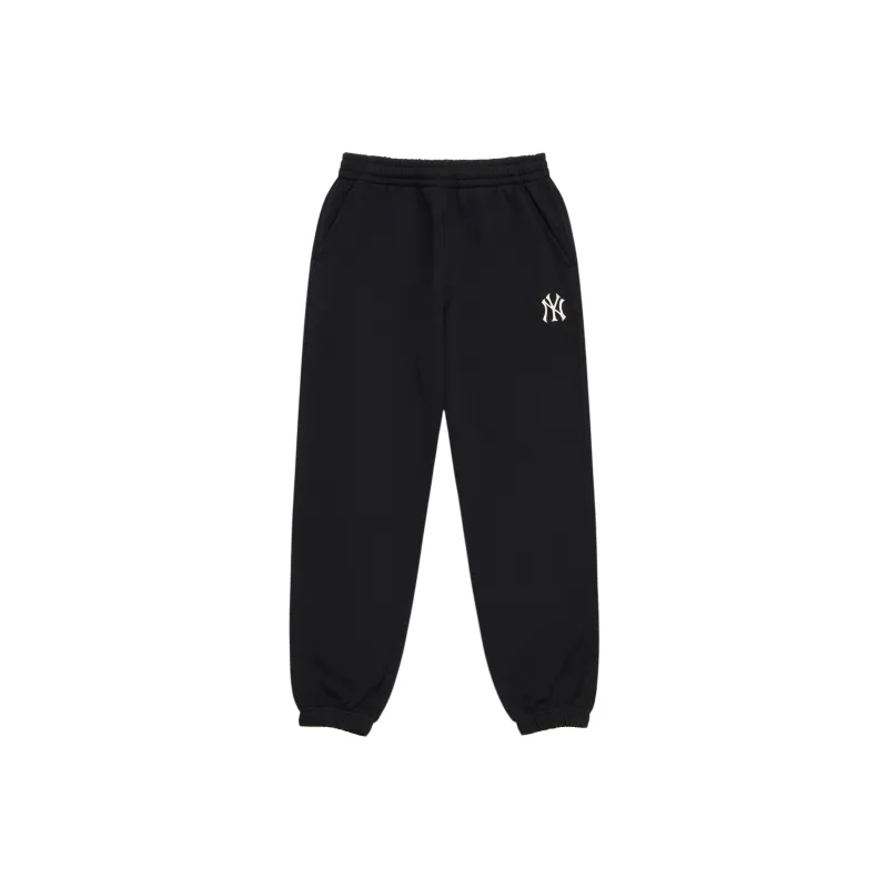 MLB New York Yankees Basic Collection 24FW Knitted Sports Pants Unisex Black-0
