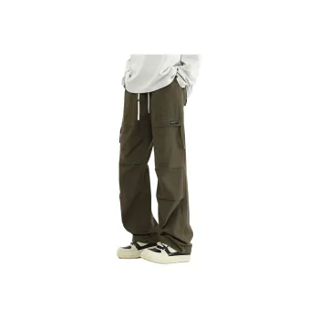 GRAMICA Cargo Pants Unisex Green Purple Multicolor