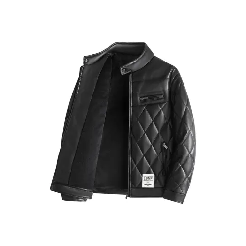 LISENPOK Leather Jackets Unisex