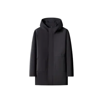 FIRS Trench Coats Men Black