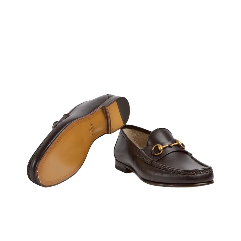 GUCCI Horsebit 1953 Casual Shoes Men's Dark Brown-3