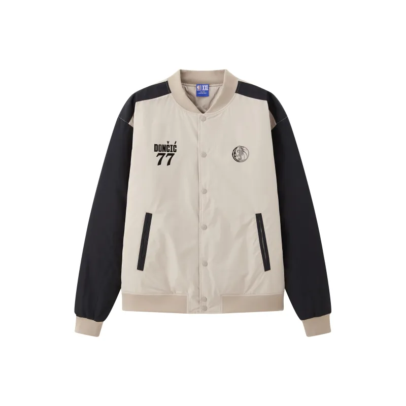 NBA Dallas Mavericks Team Jackets Unisex Khaki-0