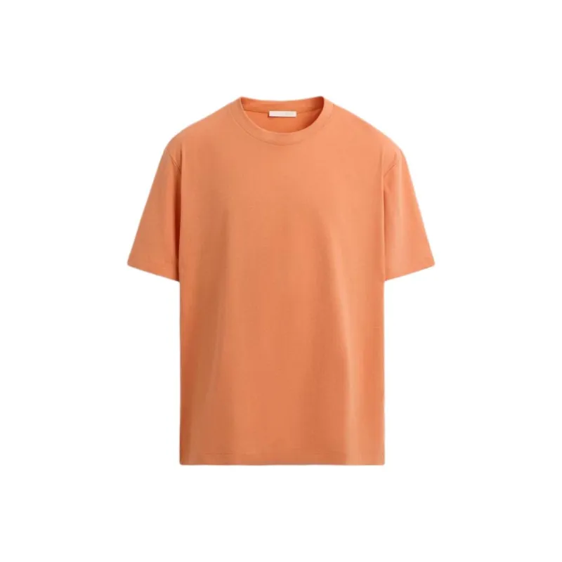 ZARA T Shirts Men Orange-0