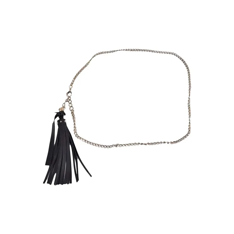 GUCCI Leather, Metal Waist Chains Women's Black -0