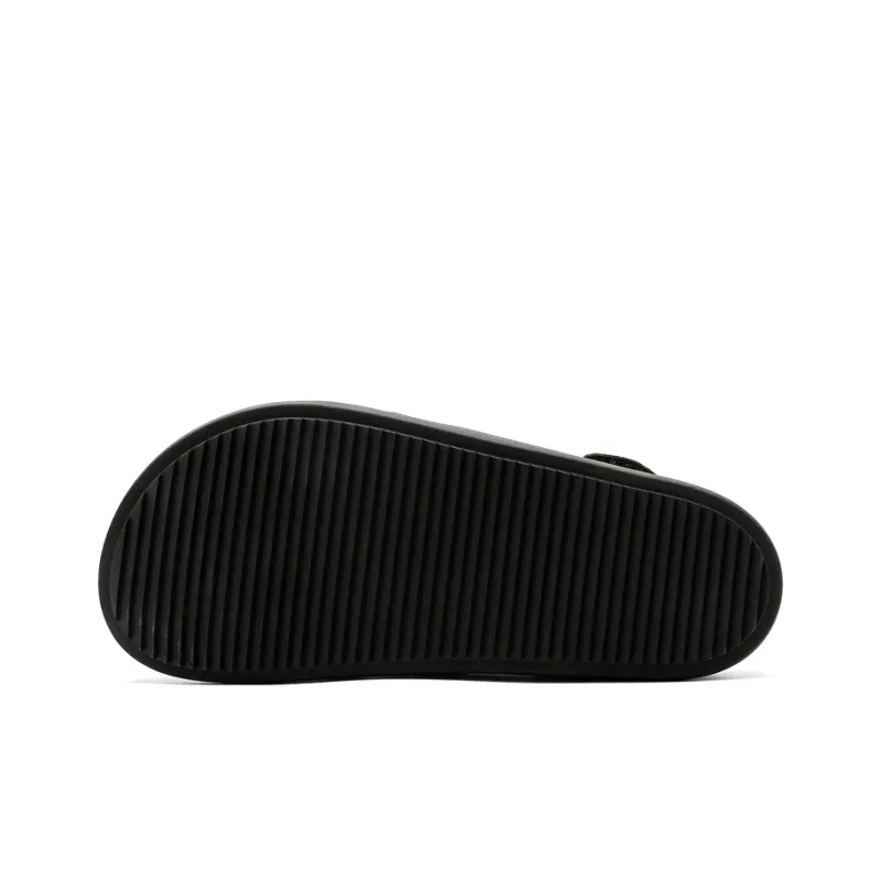 ESTEE GEEA Rubber Sole Abrasion Resistant Slip Resistant Closed Toe Slippers Unisex Coffee-4