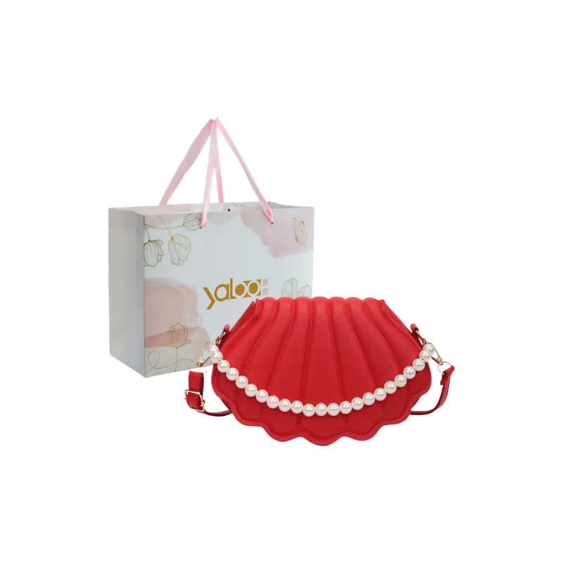 Yalu PU Crossbody Bag, Handbag Unisex Black/Red/White/Pink-4