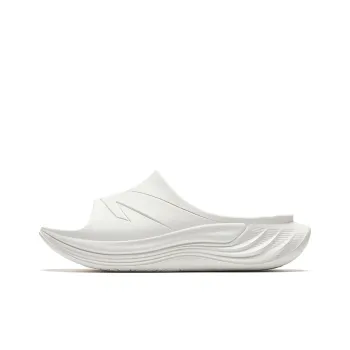 Anta Cushioning Slip Resistant Slide Slippers Men's Ivory White