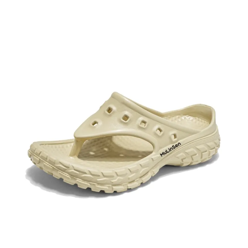 Mulinsen Odor Resistant Slip Resistant Flip Flops Men's-8
