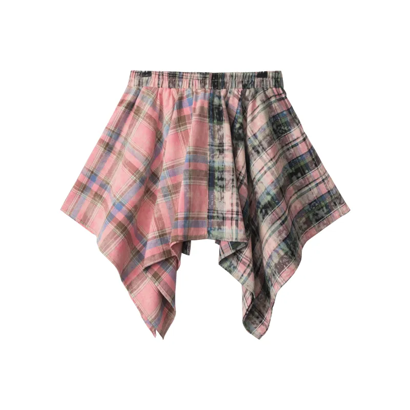 BEAR UNION Casual Short Skirts Women's Pink-1