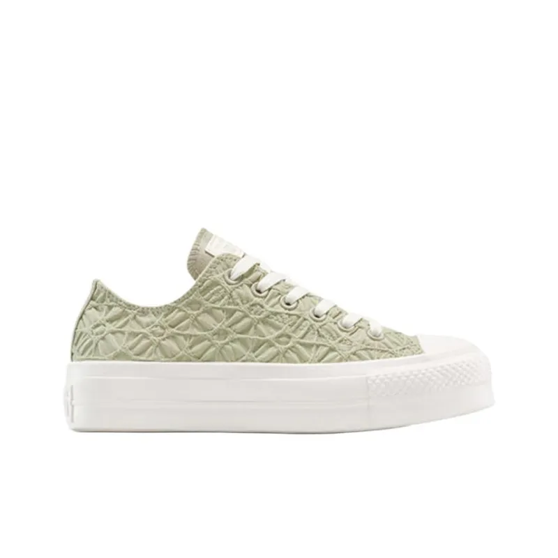 Converse Women's Chuck Taylor All Star Lift Platform Low 'Textured Material Pale Surplus' Women's-1