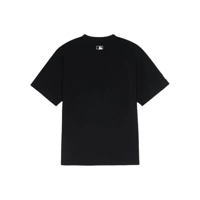 MLB Frowning Bear Collection New York Yankees SS25 T Shirt Unisex Black-1