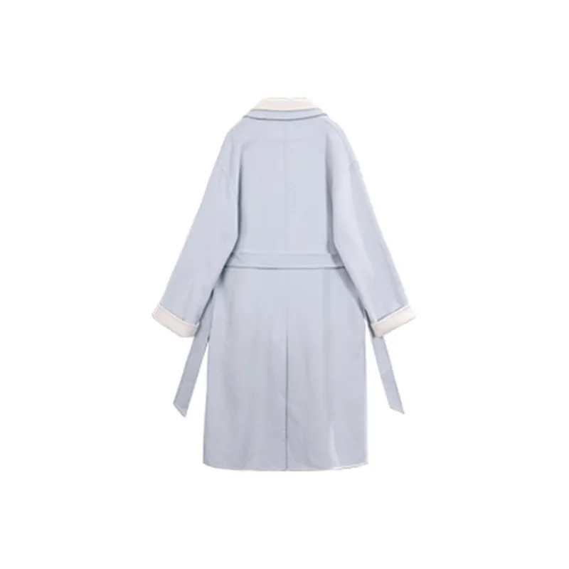 Alxnan Coats Women's Sky Blue-1