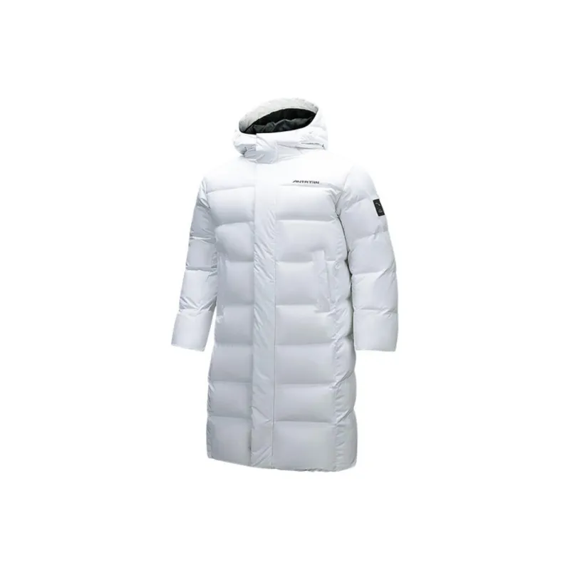 Anta Variety Training Collection Down Jacket Men's Pure White-0
