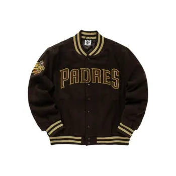 New Era Baseball Jacket Men's Brown