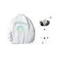 White (Comes with Trendy Necklace+Crossbody Bag)