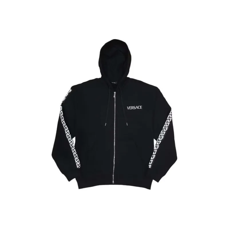 VERSACE Sleeves Printed Hoodie-0