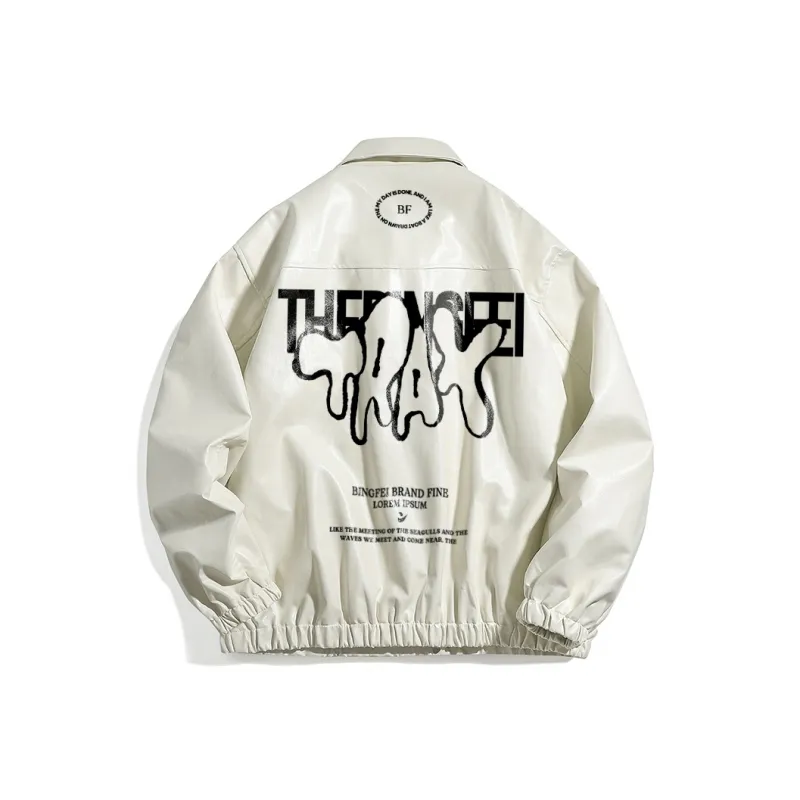 Ice Flying Leather Jacket Unisex-7