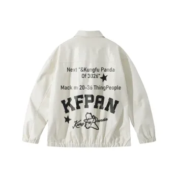 Kung Fu Panda Leather Jacket Unisex