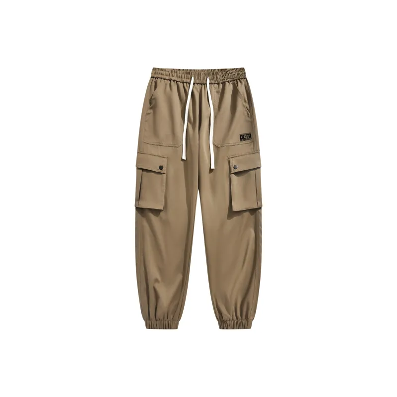 Small Columns Under The Sea Cargo Pants Unisex-2