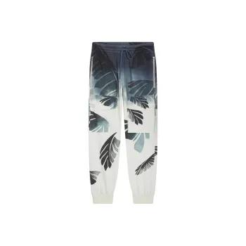 DRIES VAN NOTEN Palm printed Trousers