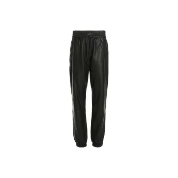 AMIRI Leather Pants Men Black