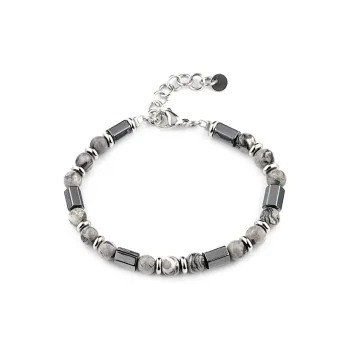 MUXIANG Map Stone Bracelets Unisex