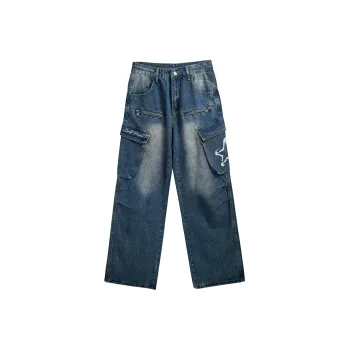 MIIOW Jeans Unisex Blue
