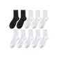10 Pack (Black 4+White 6)